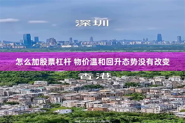 怎么加股票杠杆 物价温和回升态势没有改变