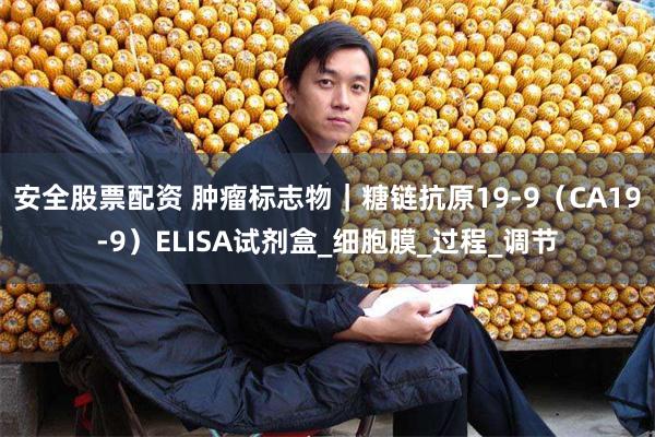 安全股票配资 肿瘤标志物｜糖链抗原19-9（CA19-9）ELISA试剂盒_细胞膜_过程_调节