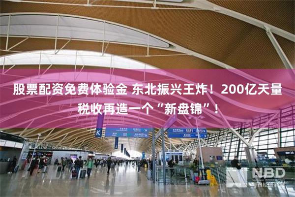 股票配资免费体验金 东北振兴王炸！200亿天量税收再造一个“新盘锦”！