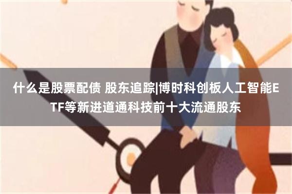 什么是股票配债 股东追踪|博时科创板人工智能ETF等新进道通科技前十大流通股东