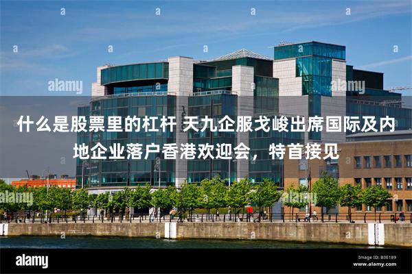 什么是股票里的杠杆 天九企服戈峻出席国际及内地企业落户香港欢迎会，特首接见