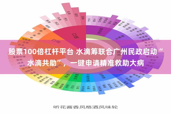 股票100倍杠杆平台 水滴筹联合广州民政启动“水滴共助”,一键申请精准救助大病