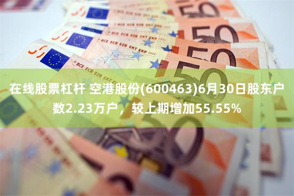 在线股票杠杆 空港股份(600463)6月30日股东户数2.23万户，较上期增加55.55%