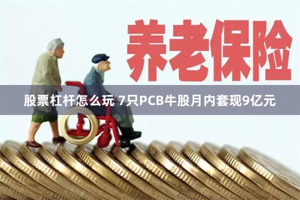 股票杠杆怎么玩 7只PCB牛股月内套现9亿元