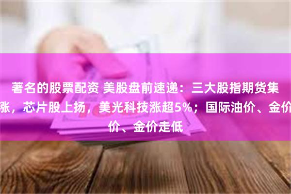 著名的股票配资 美股盘前速递：三大股指期货集体上涨，芯片股上扬，美光科技涨超5%；国际油价、金价走低