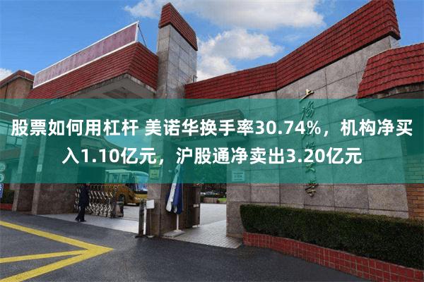 股票如何用杠杆 美诺华换手率30.74%，机构净买入1.10亿元，沪股通净卖出3.20亿元