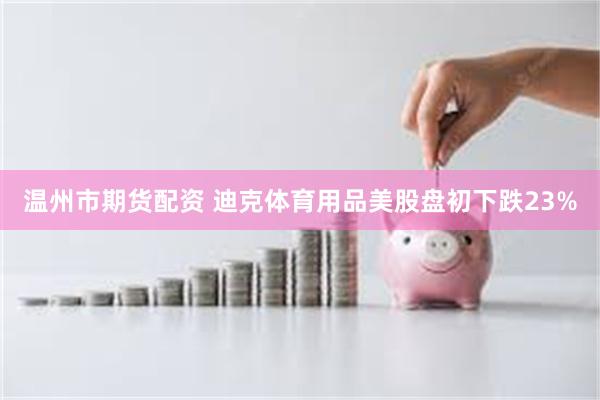 温州市期货配资 迪克体育用品美股盘初下跌23%