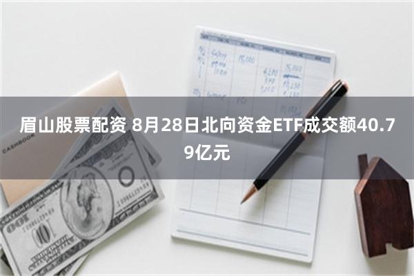 眉山股票配资 8月28日北向资金ETF成交额40.79亿元