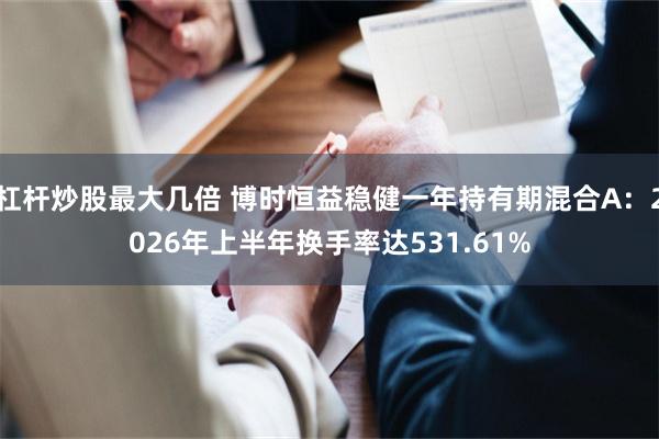 杠杆炒股最大几倍 博时恒益稳健一年持有期混合A:2026年上半年换手率达531.61%