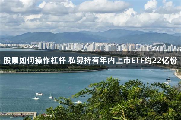 股票如何操作杠杆 私募持有年内上市ETF约22亿份