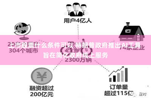 上市股票什么条件可以 特朗普政府推出AI工具 旨在简化政府线上服务