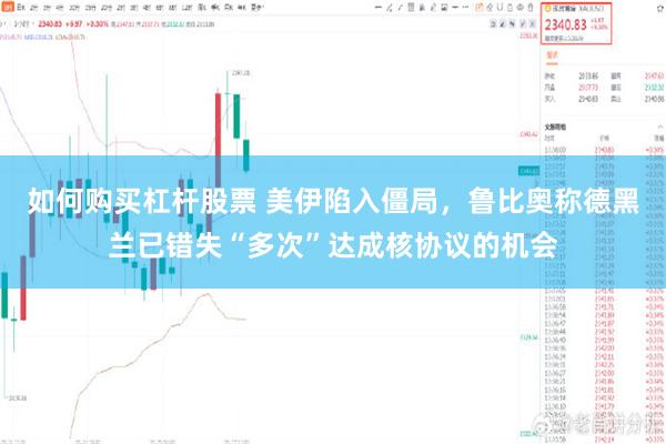 如何购买杠杆股票 美伊陷入僵局，鲁比奥称德黑兰已错失“多次”达成核协议的机会